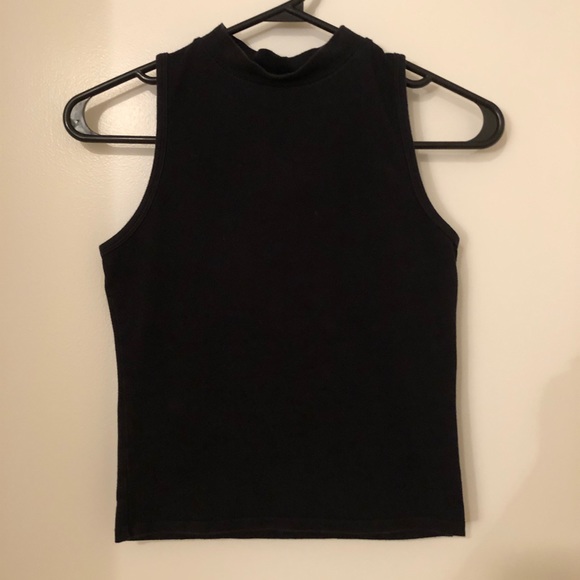 TWIK Black Sleeveless Mock Neck - Picture 3 of 6